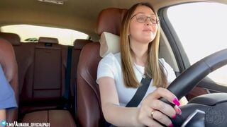 -More, more, I want deeper! "Fucked stepmom in car after driving lessons"