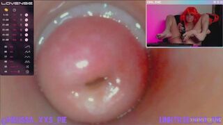 xxs_pie - Kinky Leeloo masturbates using a vibrator and endoscope and gets a very wet orgasm